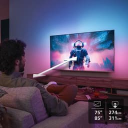 Philips The One 75PUS9010/12 - 75 inch - 4K QLED - 2025 - Buitenlands model — thumbnail 14