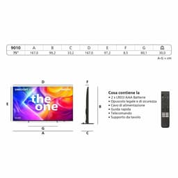 Philips The One 75PUS9010/12 - 75 inch - 4K QLED - 2025 - Buitenlands model — thumbnail 11