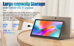 MESWAO B1 Tablet - 14,1 inch 1920*1080 IPS-scherm - MTK6769 8 Cores - 6 GB RAM 128 GB ROM - Android 13 - 13MP + 5MP camera - 10000 mAh batterij - Gouden — thumbnail 10
