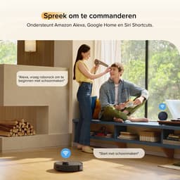 Roborock Q7 M5 Set–Robotstofzuiger met dweilfunctie–10000 Pa sterke zuigkracht–Dubbel antiklitsysteem– 150 min gebruiksduur– LiDAR-navigatie–Stofzuigerrobot voor tapijt– Dierenharen–Zwart–Q5 PRO Upgrade–2 Dweilen — thumbnail 11