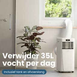 Auronic Mobiele Airco - 7.000 BTU - 3-in-1 - Airconditioning met 2 Raamafdichtingskits - Ventilator - Ontvochtiger - Tot 20m² - Wit — thumbnail 12