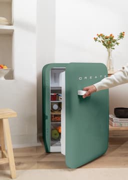 CREATE - Koelkast in retrostijl - Sage - Handvat Gebroken wit - FRIDGE RETRO 107L — thumbnail 5