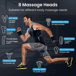 Massage Gun Professioneel - Massage Apparaat - Theragun - Zwart — thumbnail 2