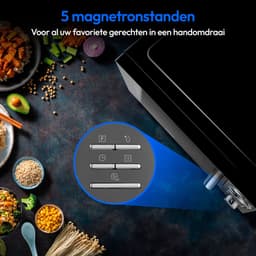 MEDION 3-in-1 magnetron met grill- en heteluchtfunctie (23 liter, 900 watt, 1.000 watt grill, 1.680 watt hetelucht, 10 automatische programma's, ontdooifunctie, display, MD11493) zwart — thumbnail 4