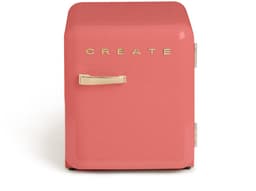 CREATE - Koelkast in retrostijl - Terracotta - Handvat Goud - FRIDGE RETRO 48L — thumbnail 1