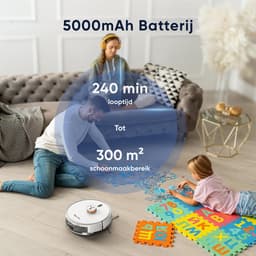 Teendow D20S Max+ Robotstofzuiger & Vachtverzorging Huisdieren – Complete Groomingkit - 3L Zelfledigend Dock, 6000Pa, Dweilfunctie, PreciSense LiDAR, App & Spraakbediening — thumbnail 16