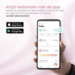 Norva - Smartwatch voor Dames - Geschikt voor elke smartphone - Slaapmonitor - Bellen - Muziek - Lange batterijduur - 100+ Sportmodi - Dames horloge - Incl. extra bandje — thumbnail 11