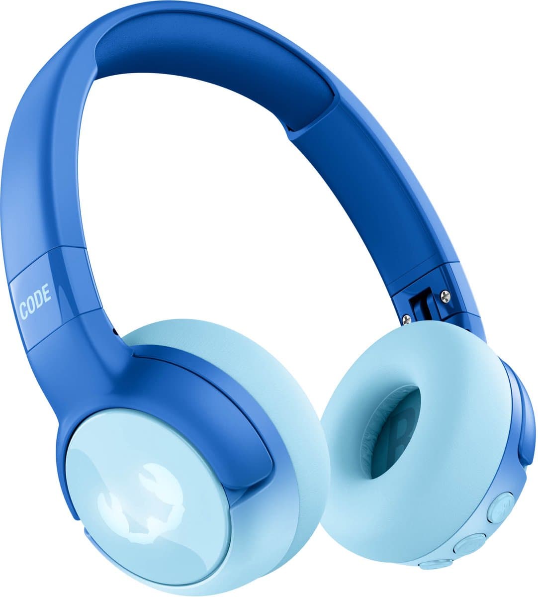 Fresh 'n Rebel Code Junior - Koptelefoon kind - Kinder koptelefoon - Draadloos (Bluetooth) & Bedraad – Inclusief Aux kabel (1m) - Wavy Water — afbeelding 1