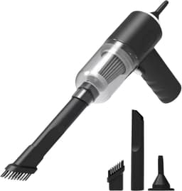 Mini Draadloze Stofzuiger - Krachtige Handstofzuiger Voor Auto, Toetsenbord & Huis - Draagbare Stofzuiger Met USB-Oplading & Accessoires - Ideaal Voor Schoonmaken Auto Binnenkant, Bureau, Bank & Autoruit — thumbnail 1