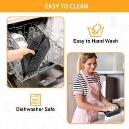 3 stuks 4,7L-6,2L Airfryer siliconenvorm accessoires voor Philips Essentia XL Airfryer 6,2L HD9270/2000 Series NA230, COSORI Turboblaze CAF-DC601, Ninja 6,2L heteluchtfriteuse AF180EUCP AF140EU inzet — thumbnail 3