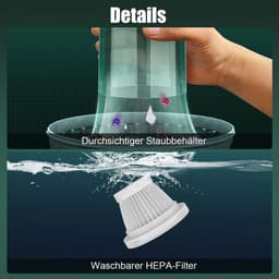 Draadloze handstofzuiger, draadloze autostofzuiger, mini-autostofzuiger, 2-in-1 handstofzuiger — thumbnail 5