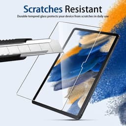 Samsung Galaxy Tab A8 (2021) - 64GB - Wifi - 10.5 inch - Silver + Draaibare hoes + Screenprotector tempered glass — thumbnail 5