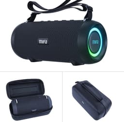 Mifa A90 - Bluetooth Speaker - Krachtig Stereo geluid - 60 Watt - Diepe Bass - Waterdicht - Draagbaar - 24u afspeeltijd - Bluetooth 5.0 - Draadloos – Zwart — thumbnail 9