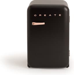 CREATE - Koelkast in retrostijl - Zwart - Handvat Roségoud - FRIDGE RETRO 107L — thumbnail 1