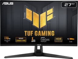 ASUS TUF Gaming VG27AQA1A - QHD Gaming Monitor - 144hz (170Hz overklokbaar) - 27 inch — thumbnail 3