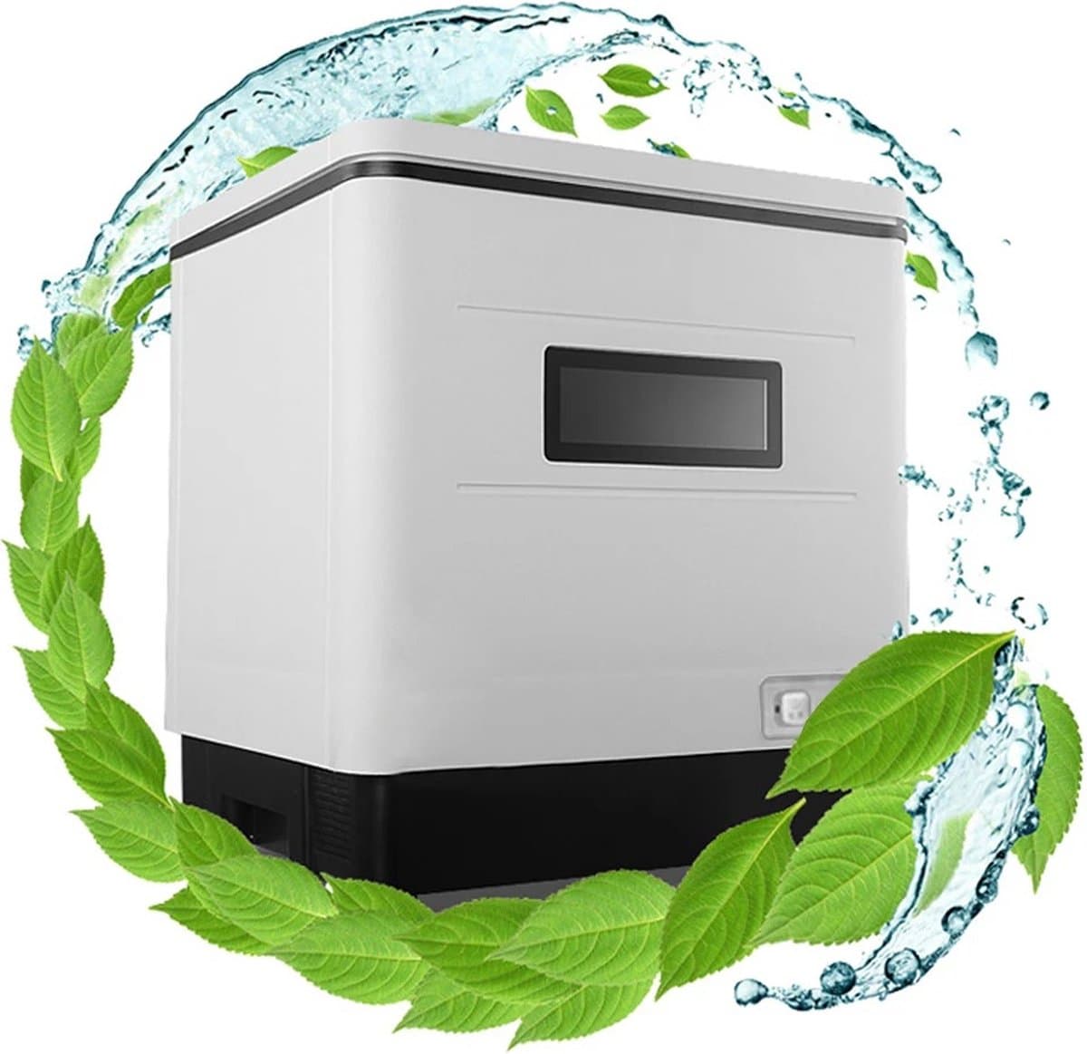 Mini vaatwasser - Kleine vaatwasser - Smalle vaatwasser - Camping vaatwasser - Mini afwasmachine - Caravan - Camper- Camping vaatwasser - 13,6 kg - 420 x 380 x 460 mm — afbeelding 1