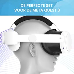 YONO Elite Strap Set geschikt voor Meta Quest 3 - Hoofdband Case met Covers - Oculus Hoofdkussen Cover VR Bril - Accessoires — thumbnail 4