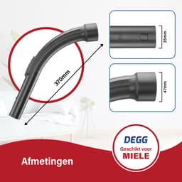 DEGG® - Handgreep / Pistoolgreep - Geschikt voor Miele - 35mm - Geschikt voor Miele klik-systeem - Premium Kwaliteit — thumbnail 3