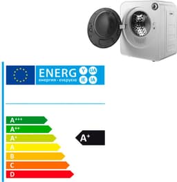 Green Blue – Wasdroger mini – Warmtepompdroger Elektrisch – 830W – Vijf droogprogramma’s – 3kg – Modern Design - Wit — thumbnail 2