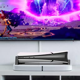YONO Standaard Horizontaal geschikt voor PS5 SLIM - Houder Playstation 5 Stand Accessoires Beugel - Zwart — thumbnail 6