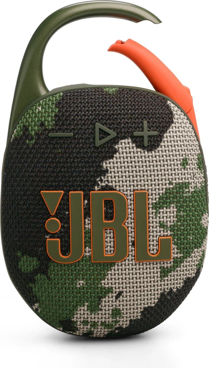 JBL Clip 5 - Draagbare Bluetooth Mini Speaker - Met Haak om te hangen - Draadloos Muziek Box - 12 uur - Waterbestendig - IP67 - Camo — afbeelding 1