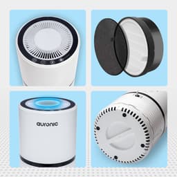 Auronic Luchtreiniger - 12 m² - Air Purifier met HEPA Filter - Verwijdert 99,97% - 25W - 3 Standen - Wit — thumbnail 10