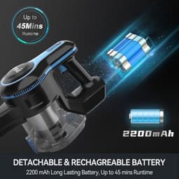 Inse N ST Draadloze Stofzuiger 6-In-1 20kpa Oplaadbare Lichtgewicht Stokstofzuiger Met 2200Mah Batterij, Voor Huishoudelijke Reiniging — thumbnail 6