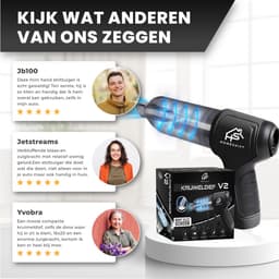 HomeShift® Auto Stofzuiger Draadloos V2 - Kruimelzuiger - Handstofzuiger - Kleine Stofzuiger - Draadloze stofzuiger - Air Duster - Nat & Droog - Zwart — thumbnail 12