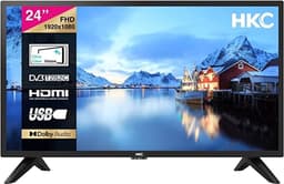 HKC 24F1D-A2EU FHD 1920x1080 LED-tv van 60 cm (24 inch) (Triple Tuner (DVB-C / -T2 / -S2), CI+, HDMI, USB) — thumbnail 1