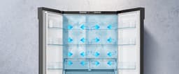 Hisense RF540N4SBI2 - Amerikaanse koelkast - RVS - French door - Inhoud 302 liter - SuperCool - MetalCooling — thumbnail 17
