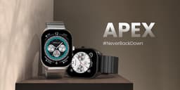 HiFuture Apex Roestvrijstalen Smartwatch heren, 2.04 Amoled Display, IP68 waterdicht, Tot 7 dagen batterijduur, hartslagmeter, Stappenteller, Compatibel met iOS en Android (Zilver) — thumbnail 4