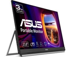ASUS ZenScreen MB249C - Portable Monitor - USB-C 60W - 24 inch - 75hz - Met Stand