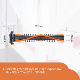 Replacements® - Borstel rol geschikt voor Philips Speedpro Max - 2 stuks — thumbnail 7
