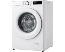 LG - Wasautomaat 11kg A-10% 1400trn CottonTurbo Steam White door