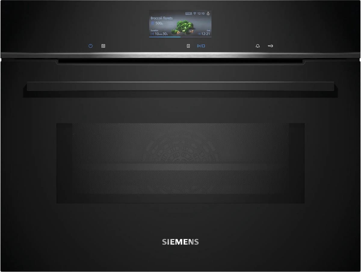 Siemens CM776G1B1 - iQ700 - 60cm x 45cm - Compacte inbouw bakoven met magnetron - Eenvoudig te reinigen met pyrolytische zelfreiniging activeClean - cookControl Pro: altijd uitstekende resultaten - — afbeelding 1