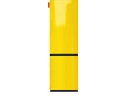 NUNKI LARGECOMBINF-AYEL Combi Bottom Koelkast, D, 182+71l, Lucid Yellow Gloss All Sides