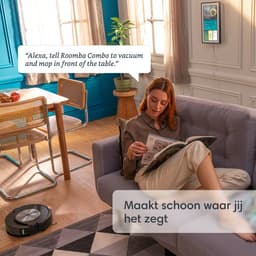 iRobot Roomba Combo j7+ (C7558) Robotstofzuiger met Dweilfunctie – Automatisch leegstation - Slimme Objectdetectie & Vermijding – Dual Cleaning Technologie – Compatibel met Alexa & Google Assistant – Precisienavigatie met Intelligente Kaartweergave — thumbnail 11