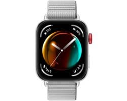 HUAWEI WATCH FIT 3 Grijs nylon | Ultraslank design | 1,82" AMOLED-scherm | All-round fitnessmanagement | Tot 10 dagen batterijduur| Compatibel met iOS en Android.