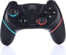 2x Draadloze Controller Geschikt voor ALLE Nintendo Switch en OLED - Ergonomische Handvat Gripstand — thumbnail 3