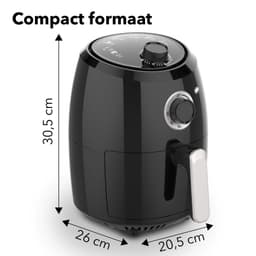 Daewoo DHFRYER Airfryer - Heteluchtfriteuse - 1000 Watt - Compact - 2.4 Liter - Timer — thumbnail 5