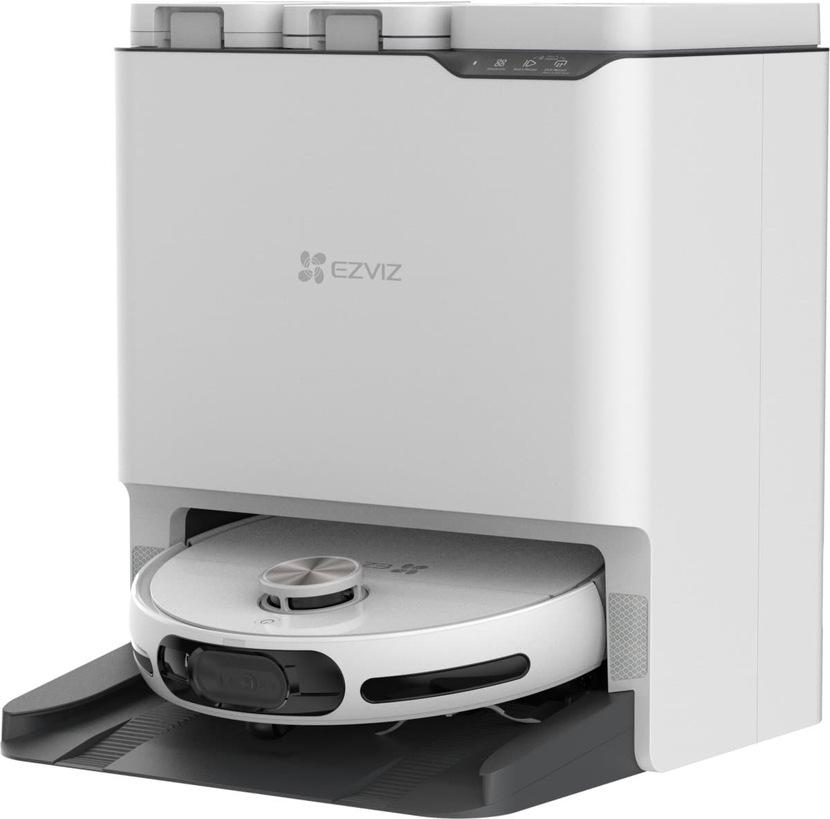 EZVIZ RS20 Max - Robotstofzuiger met Dweilfunctie, 13.000Pa Zuigkracht, Automatische Leeg & Reinigingsstation - AI-Obstakelvermijding - Compatibel met Google Assistant & Alexa — afbeelding 1