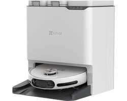 EZVIZ RS20 Max - Robotstofzuiger met Dweilfunctie, 13.000Pa Zuigkracht, Automatische Leeg & Reinigingsstation - AI-Obstakelvermijding - Compatibel met Google Assistant & Alexa