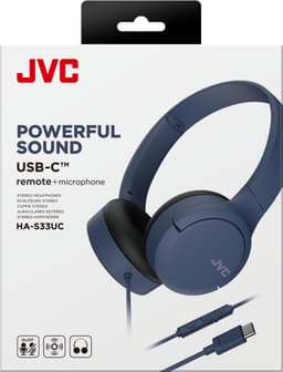JVC HA-S33UC USB-C hoofdtelefoon - Blauw — thumbnail 5