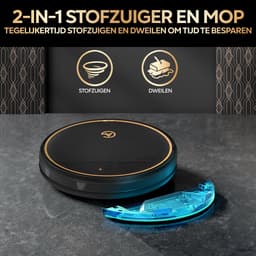AG6000 Robotstofzuiger met Dweilfunctie - 120minuten - Met Oplaadstation - Robotstofzuigers - Huisdieren - met Dweil - Luxe Robotstofzuiger - Dweilrobot - Automatisch opladen - met App of afstandsbediening te gebruiken - 2500Mah - Ring Design — thumbnail 15