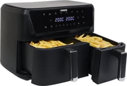 Princess 182470 Dubbele Airfryer - 6,5L + 4,5L inhoud - 2700 W - XXL - 11 liter - 8 programma's - Dubbele heteluchtfriteuse - Digitaal bedieningspaneel - 80 tot 200 Graden — thumbnail 1