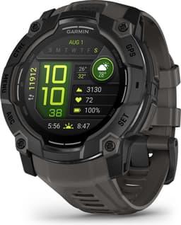 Garmin Instinct® 3 - Smartwatch - AMOLED - 50 mm - Black Bezel with Charcoal Band — thumbnail 8