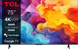 TCL 75P69B 75" | Ultra HD 4K LED Smart TV | Google TV + Wifi | HDR10 voor Realistische Kleuren en Contrasten | Strak Design | 60Hz — thumbnail 1