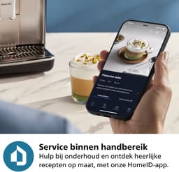 Philips 2200 Series - Espressomachine - 2 Soorten Koffie & Heet water - Melkopschuimer voor Cappuccino - Keramische molen - Volautomatisch - Zwart - Koffiemachine met bonen - EP2220/10 — thumbnail 6