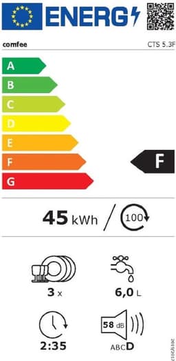 Midea - CTS 5.3F - Mini Vaatwasser — thumbnail 3