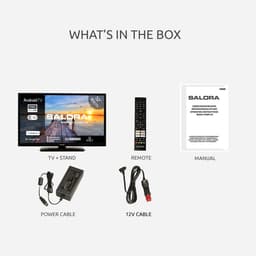 Salora MOBILE32TV - 32 Inch tv - Smart TV - 12 volt stekker — thumbnail 7
